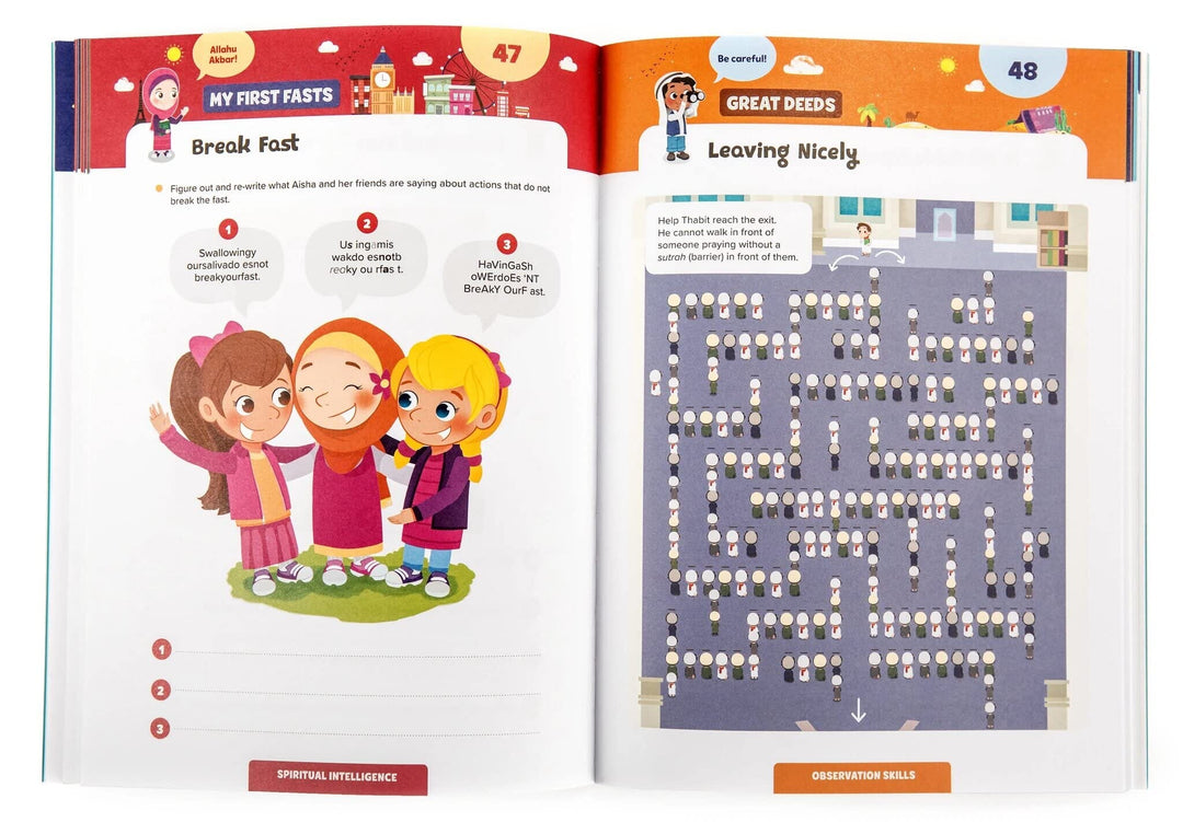 Ramadan Activity Book for Big Kids by Zaheer Khatri - Ages 8+ - Paperback