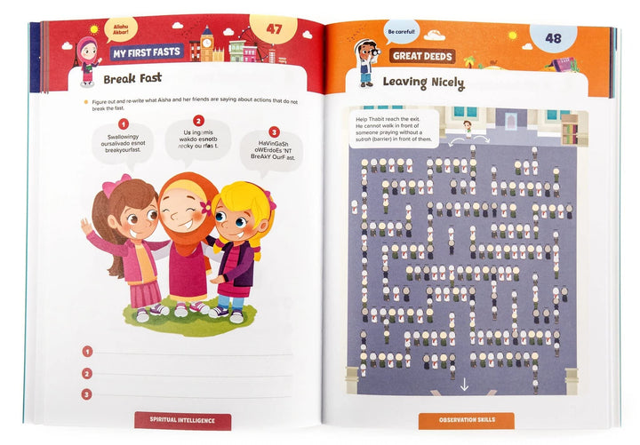 Ramadan Activity Book for Big Kids by Zaheer Khatri - Ages 8+ - Paperback