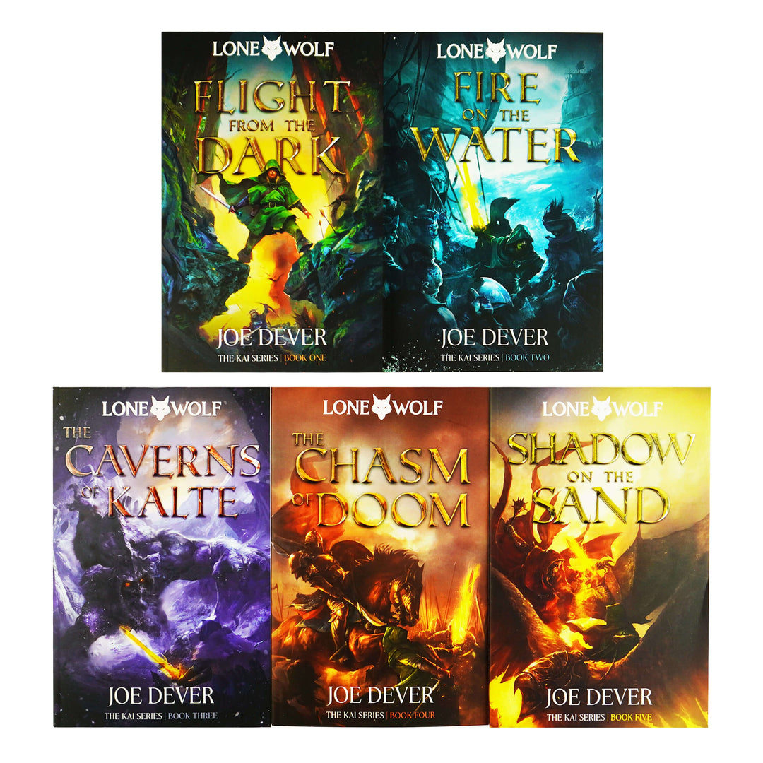 Lone Wolf Series by Joe Dever: 5 Books Collection Set - Ages 9-16 - Paperback 9-14 Holmgard Press