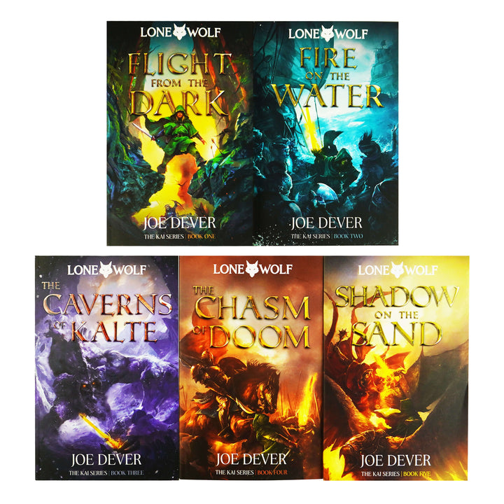 Lone Wolf Series by Joe Dever: 5 Books Collection Set - Ages 9-16 - Paperback 9-14 Holmgard Press