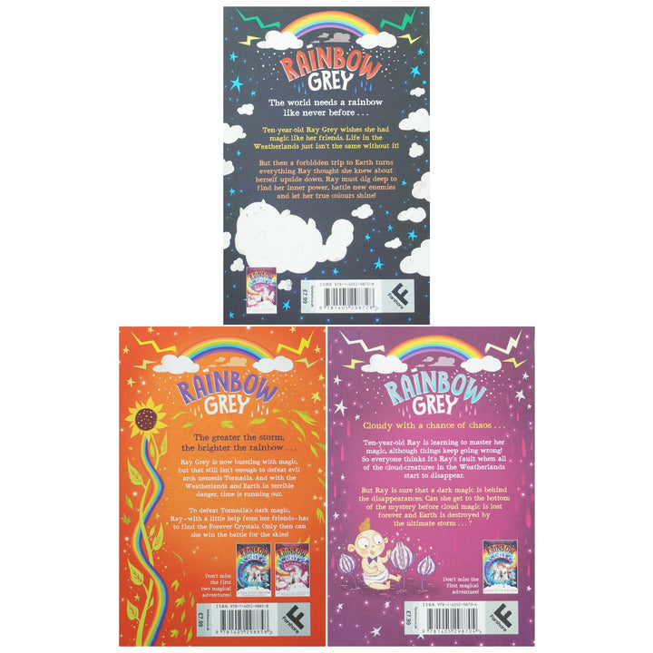 Rainbow Grey Series by Laura Ellen Anderson 3 Books Collection Set - Ages 7-10 - Paperback