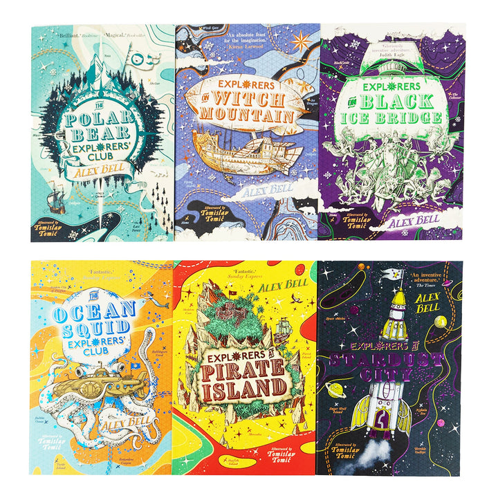 The Polar Bear Explorers’ Club Series By Alex Bell 6 Books Collection Set - Ages 9-12 - Paperback 9-14 Faber & Faber