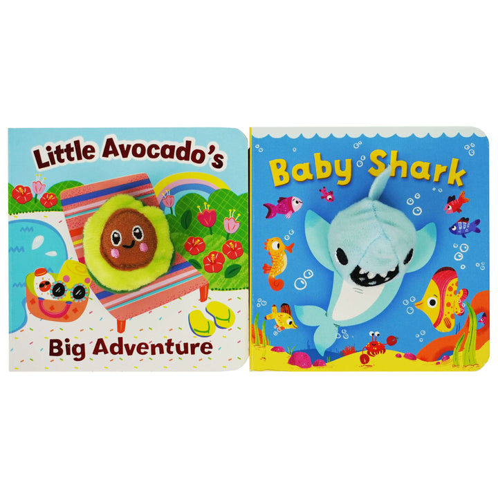 Baby Shark/Little Avocado’s Big Adventure (Pack of 2 Finger Puppet Books) - Ages 1-4 - Board Book 0-5 Cottage Door Press