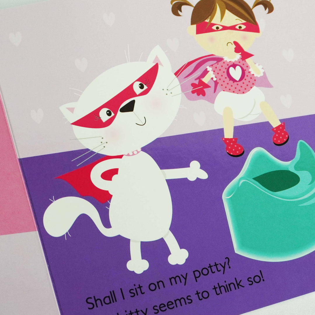Potty Superhero: Get Ready for Big Boy & Big Girl Pants! 2 Books Set- Ages 2+ - Board Book