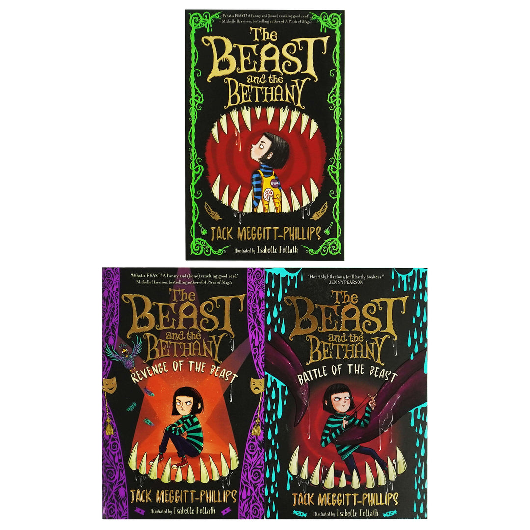 The Beast and the Bethany Series By Jack Meggitt-Phillips : 3 Books Collection Set - Ages 8+ - Paperback