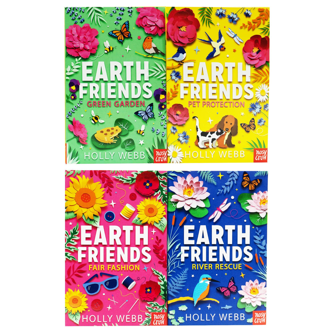 Earth Friends Series By Holly Webb: 4 Books Collection Set - Ages 7-12 - Paperback