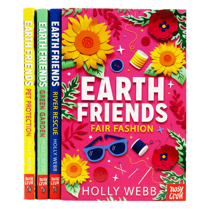 Earth Friends Series By Holly Webb: 4 Books Collection Set - Ages 7-12 - Paperback