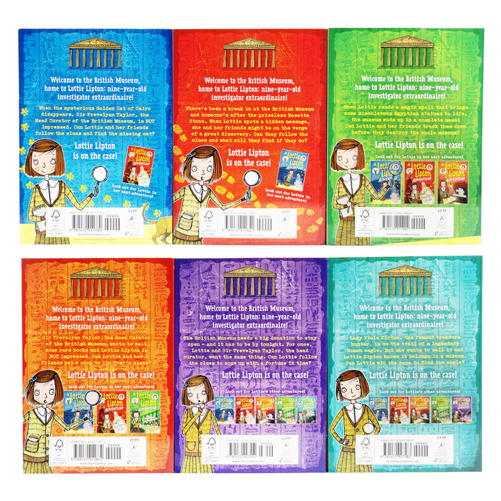 The Lottie Lipton Adventures Series by Dan Metcalf: 6 Books Collection Set - Ages 7-9 - Paperback