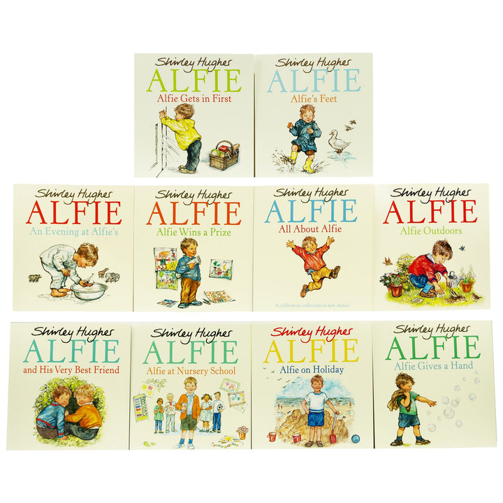 Alfie by Shirley Hughes: 10 Books Collection Set - Ages 3-5 - Paperback 0-5 Red Fox