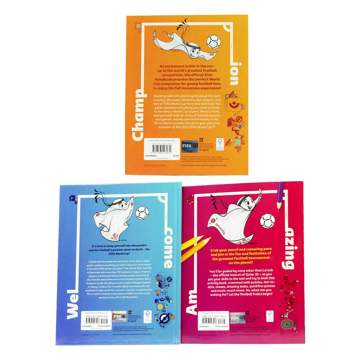 FIFA World Cup 2022 Kids Collection By Kevin Pettman, Emily Stead: 3 Books Set - Ages 5-13 - Paperback/Hardback