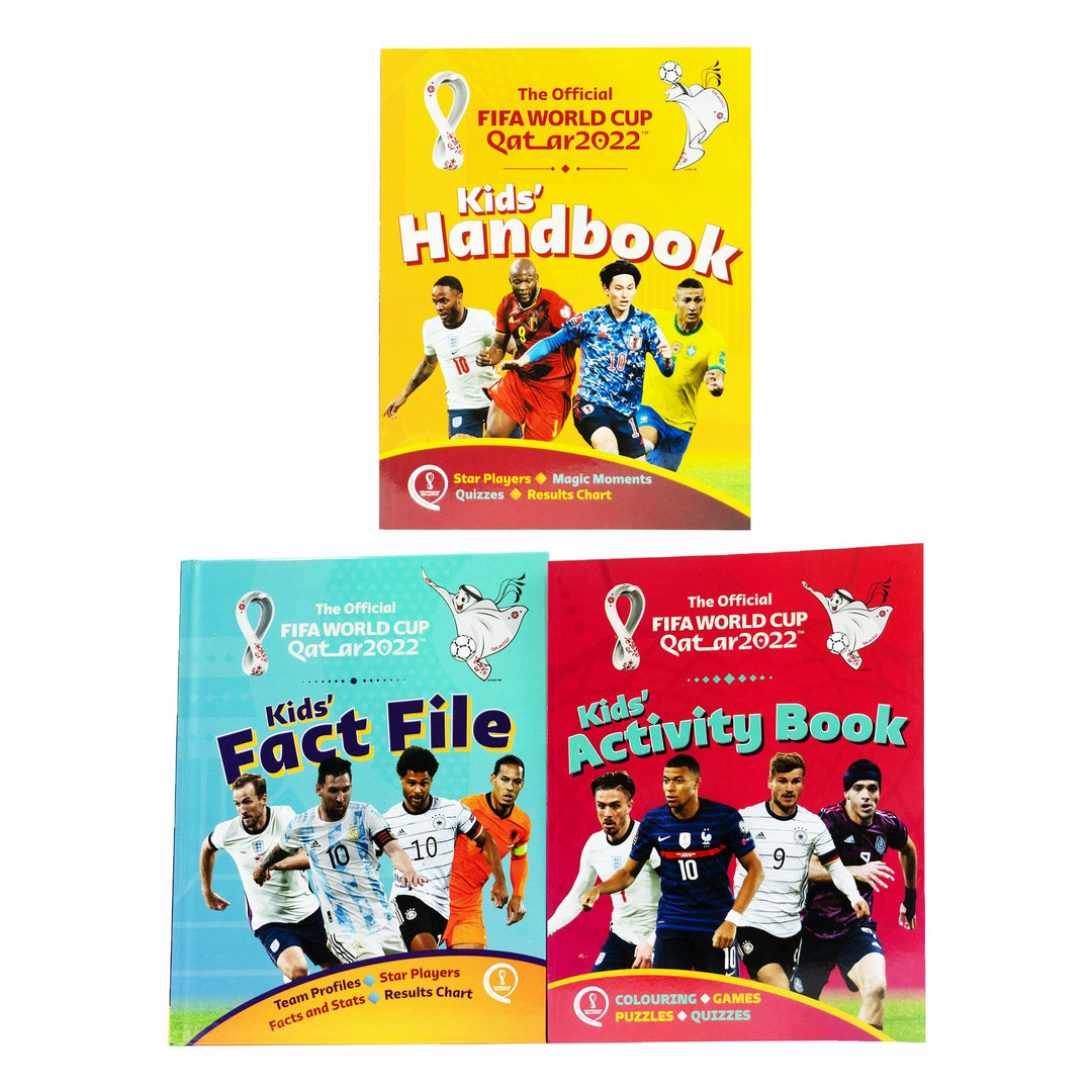 FIFA World Cup 2022 Kids Collection By Kevin Pettman, Emily Stead: 3 Books Set - Ages 5-13 - Paperback/Hardback