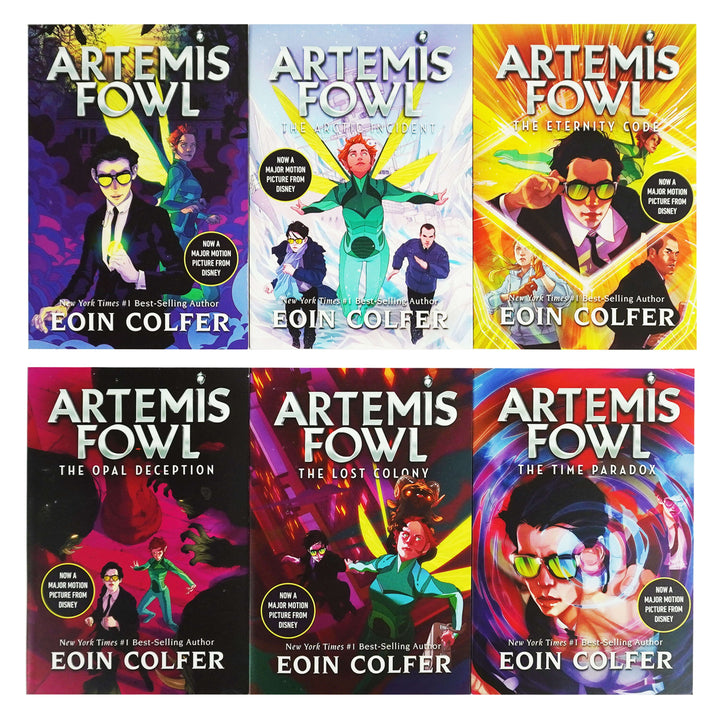 Artemis Fowl Collection by Eoin Colfer: 6 Books Box Set - Ages 10-14 - Paperback