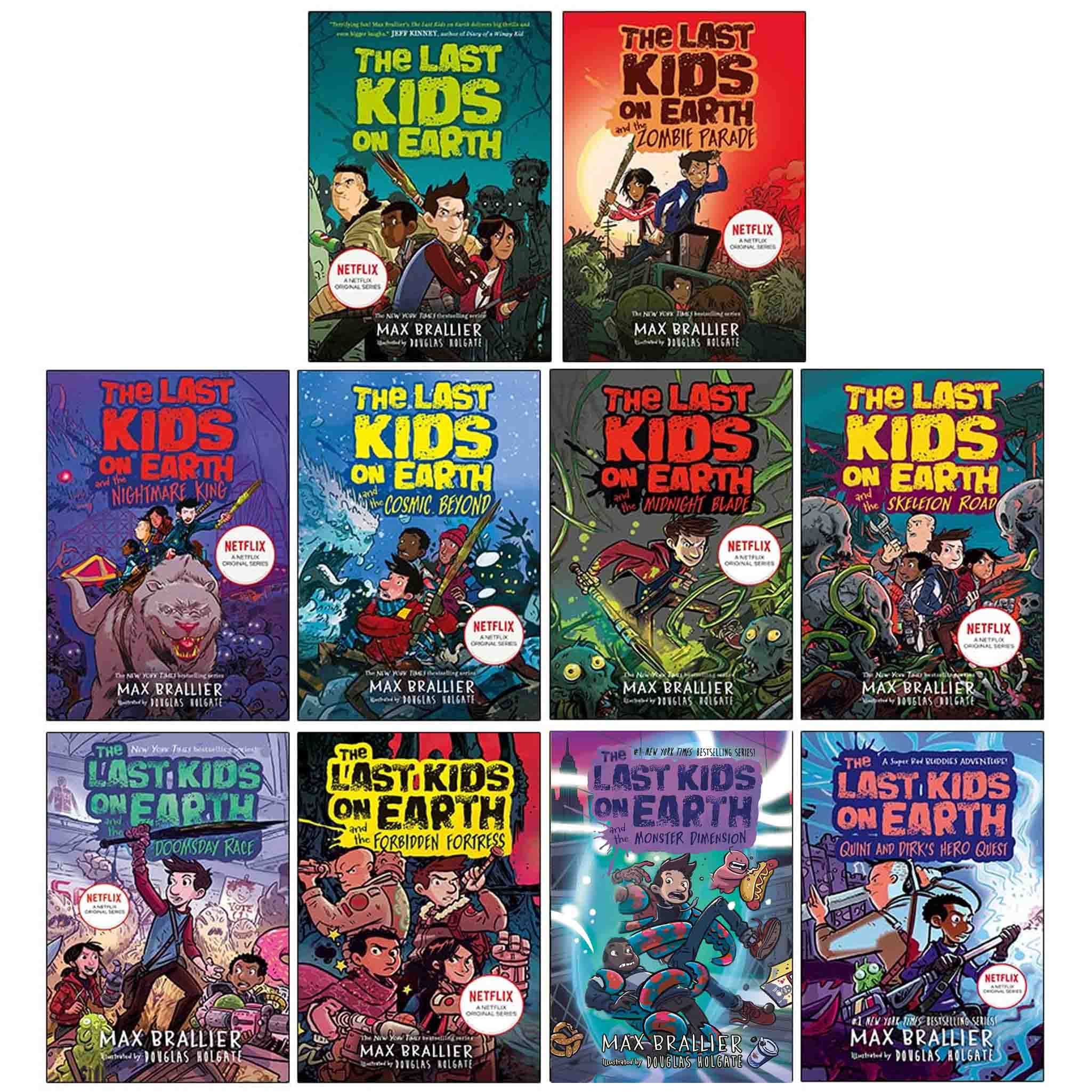 Last Kids on Earth Series by Max Brallier 10 Books Collection Set