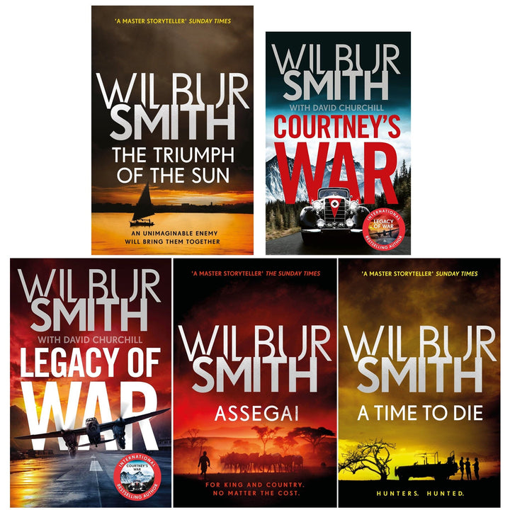 Courtney Family Novels By Wilbur Smith 5 Books Collection Set - Fiction - Paperback