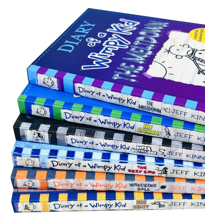Diary of a Wimpy Kid (Book 12-17) by Jeff Kinney: 6 Books Collection Set - Ages 7+ - Paperback