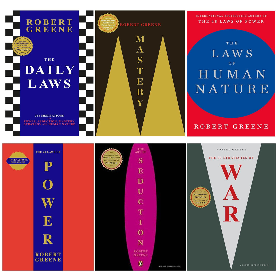 Robert Greene 6 Books Collection Set - Non Fiction - Paperback