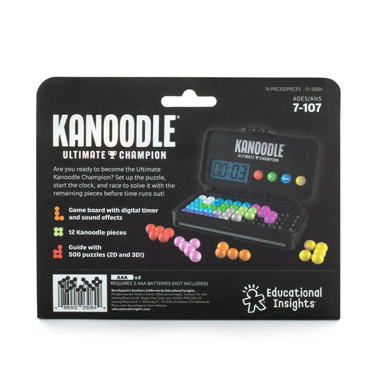 Learning Resources Kanoodle Ultimate Champion 500 unique 2D and 3D puzzle challenges - Ages 7+