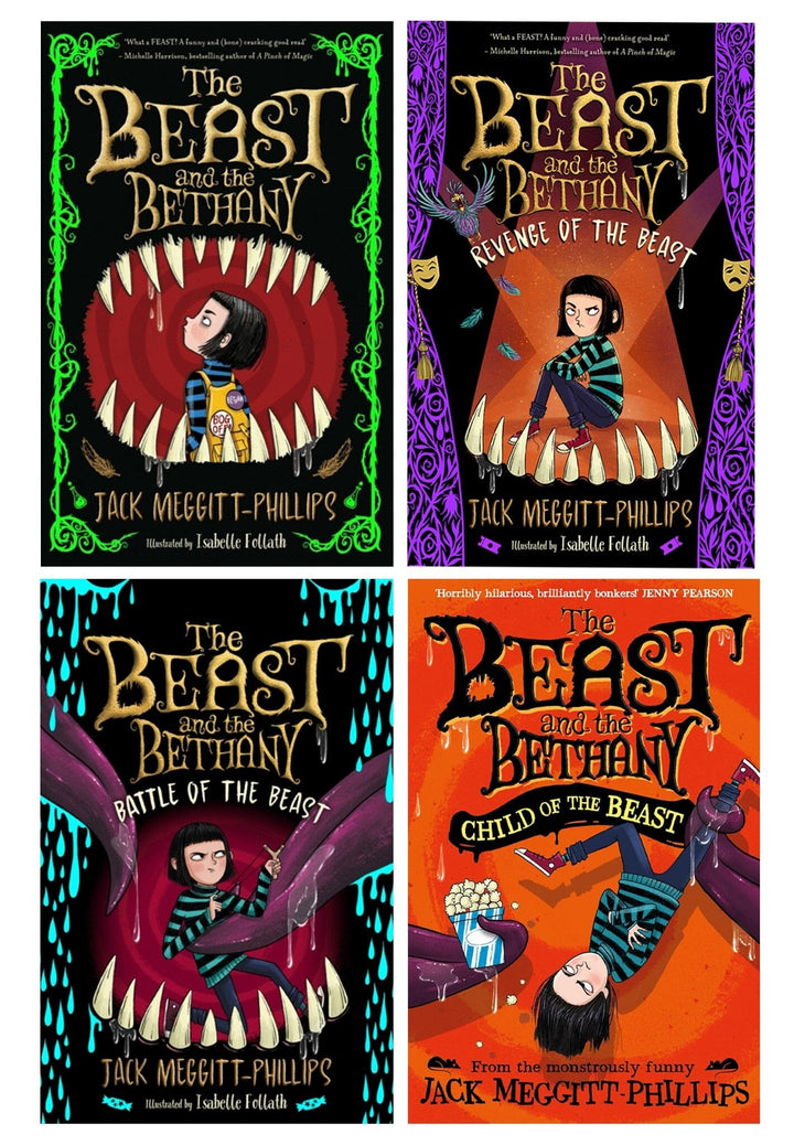 The Beast and the Bethany Series By Jack Meggitt-Phillips 4 Books Collection Set - Ages 8+ - Paperback