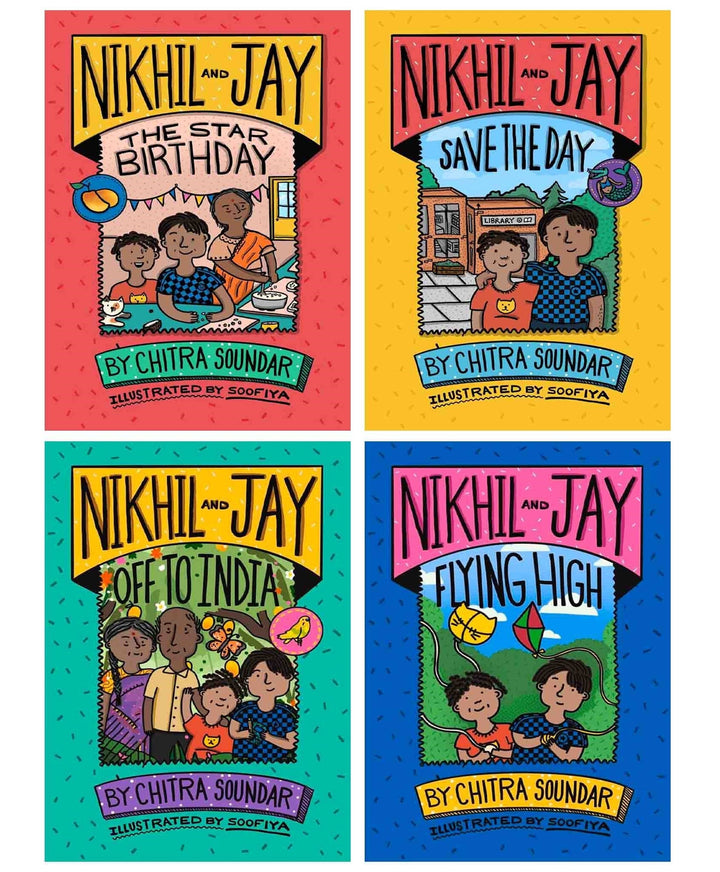 Nikhil and Jay Series by Chitra Soundar 4 Books Collection Set - Ages 5-12 - Paperback