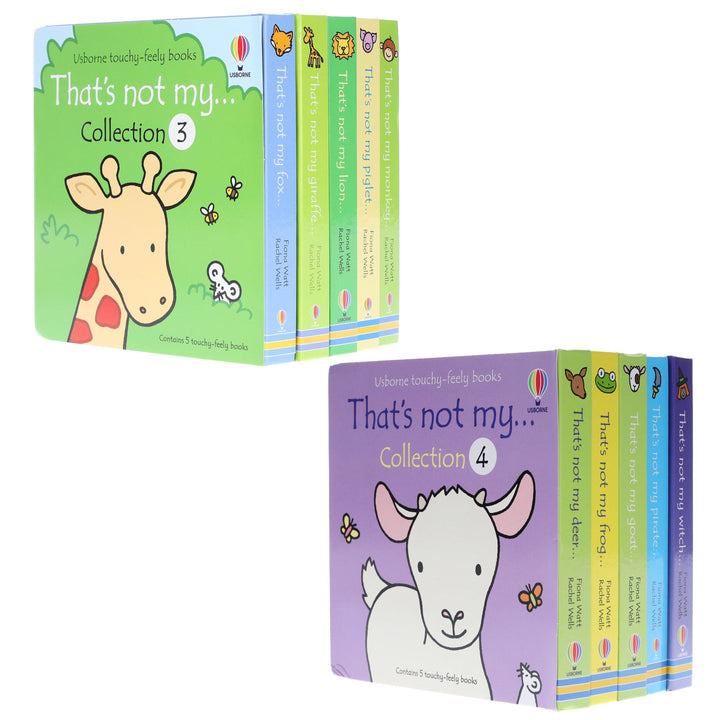Usborne touchy feely books: That's not my... Series 3 & 4: Collection 10 Books Set - Ages 0-3 - Board Book