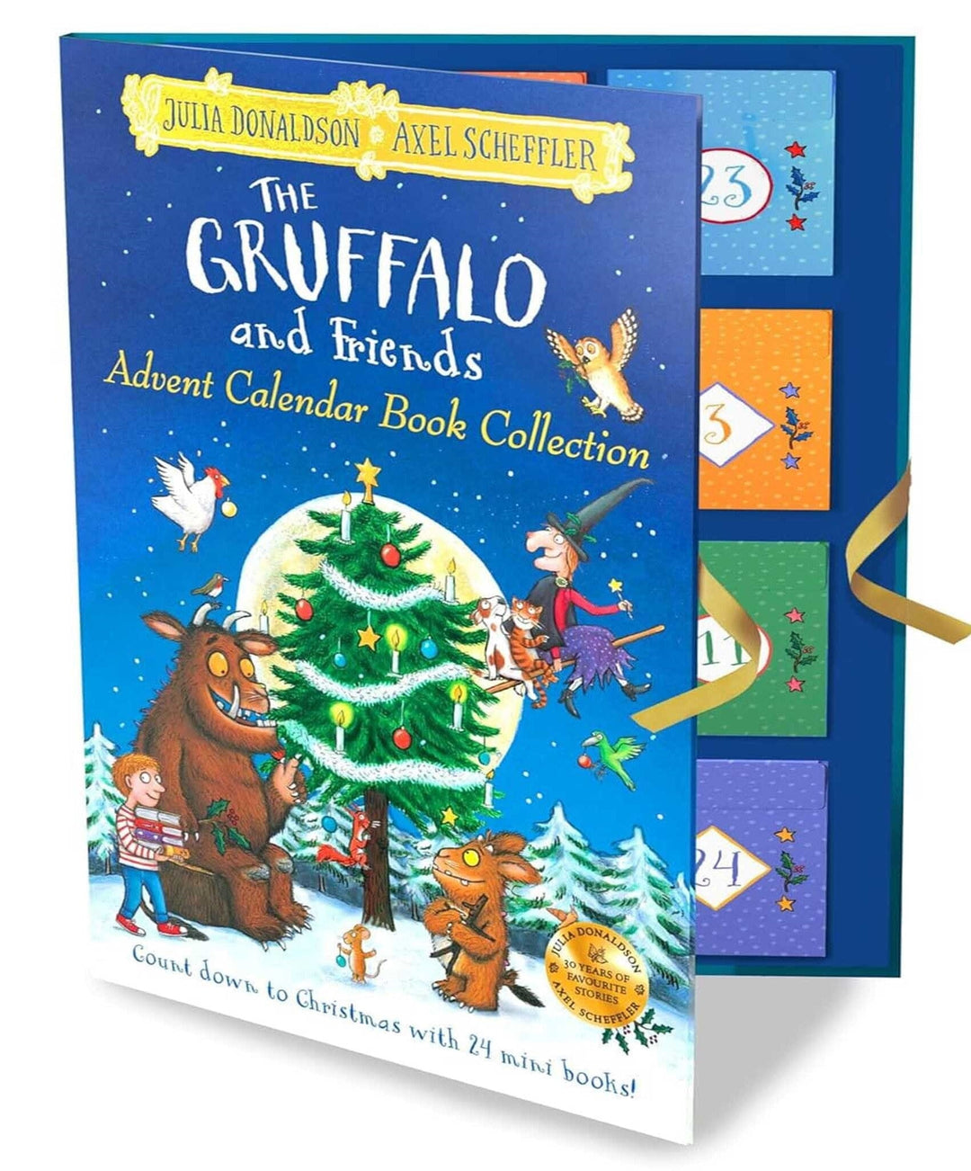 The Gruffalo and Friends Advent Calendar By Julia Donaldson Christmas Countdown With 24 Story and Activity Books - Ages 3-7 - Paperback 5-7 Macmillan