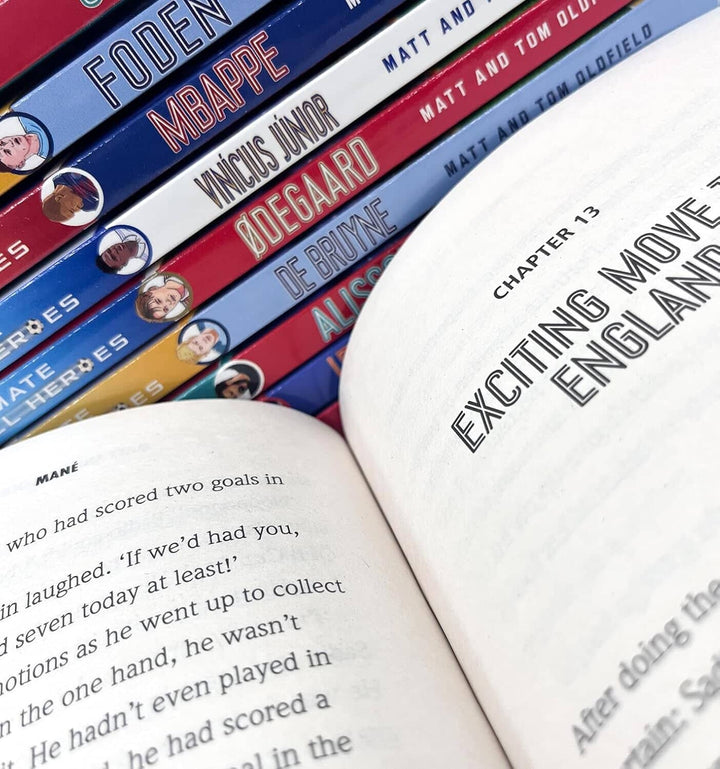 Ultimate Football Heroes Series 2 By Matt & Tom Oldfield: 10 Books Collection Set - Ages 7-12 - Paperback