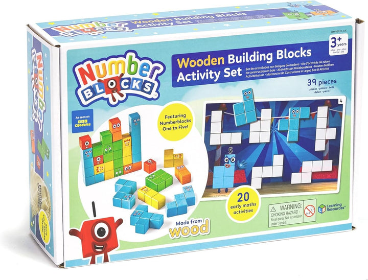 Numberblocks Wooden Building Blocks Activity Set by Learning Resources - Ages 3 Years+ - Educational Toy