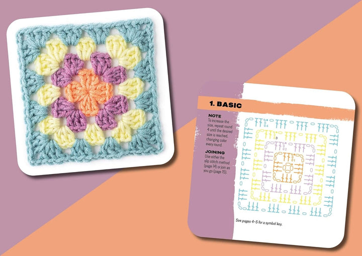 The Granny Square Card Deck: 50 Mix and Match Designs by Claire Montgomerie - Non Fiction - Hardback