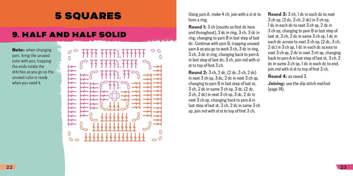 The Granny Square Card Deck: 50 Mix and Match Designs by Claire Montgomerie - Non Fiction - Hardback