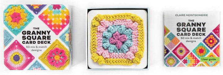 The Granny Square Card Deck: 50 Mix and Match Designs by Claire Montgomerie - Non Fiction - Hardback
