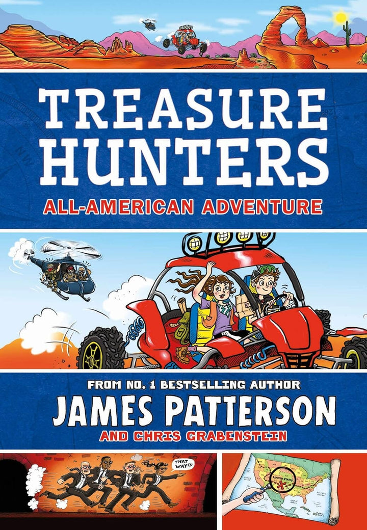 Treasure Hunters: All-American Adventure by James Patterson & Chris Grabenstein - Ages 9-11 - Paperback