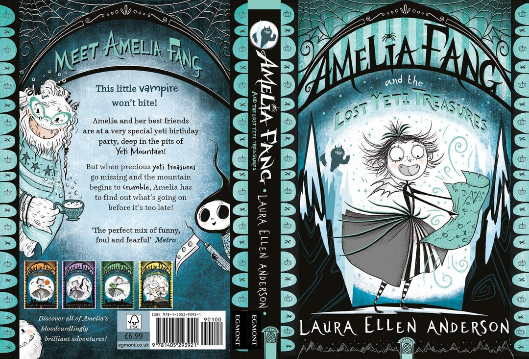 Amelia Fang and the Lost Yeti Treasures by Laura Ellen Anderson - Ages 7-10 - Paperback