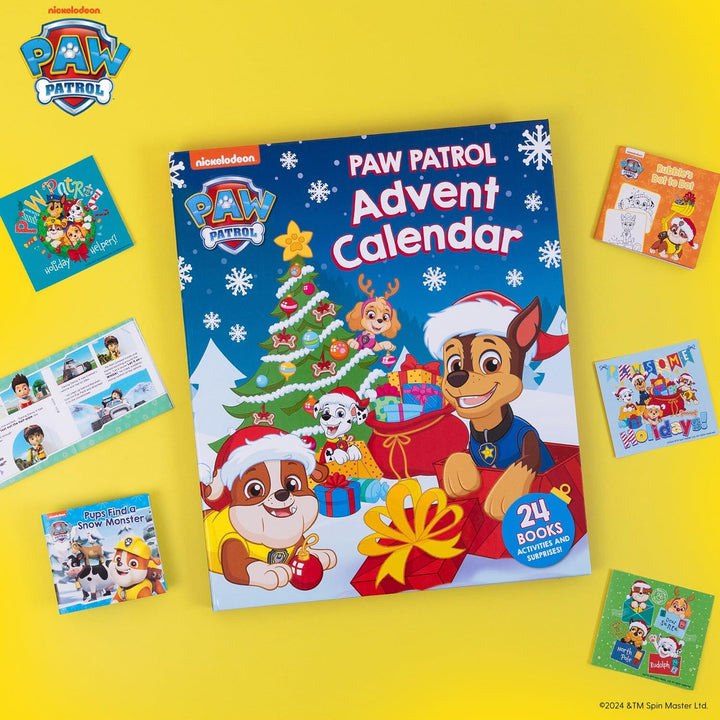 PAW PATROL Advent Calendar 24 Books, Activities and Surprises! - Ages 3+ - Paperback