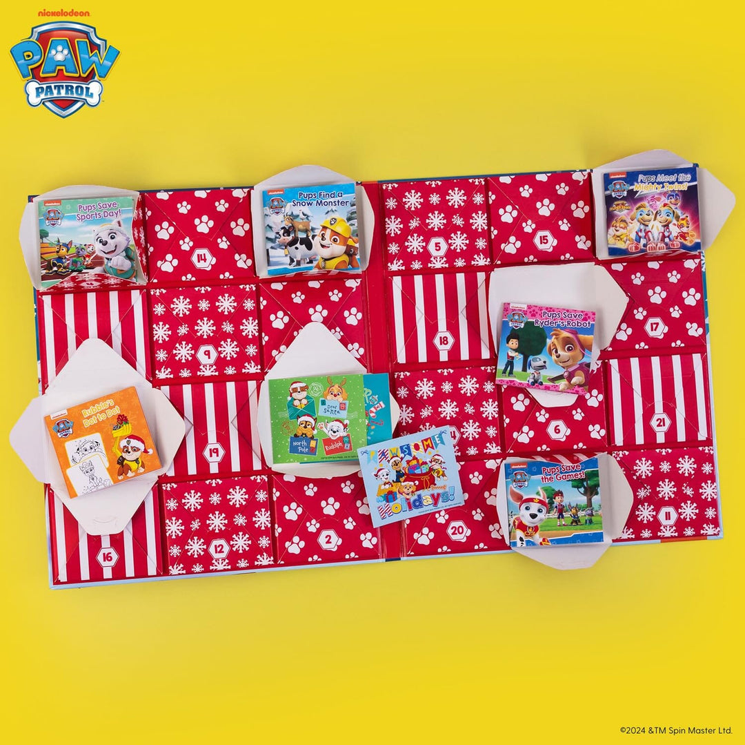 PAW PATROL Advent Calendar 24 Books, Activities and Surprises! - Ages 3+ - Paperback