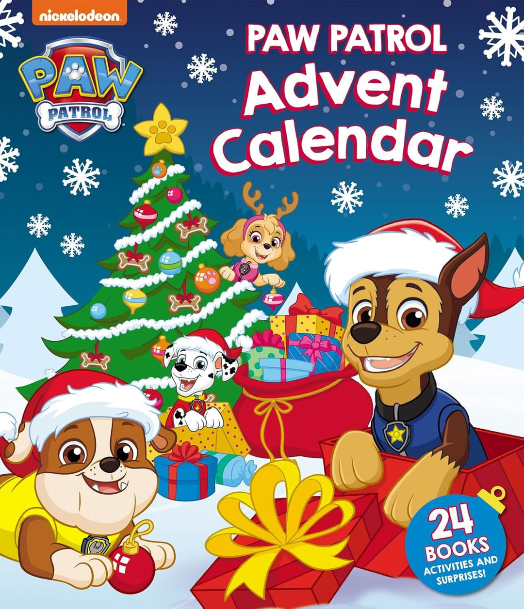 PAW PATROL Advent Calendar 24 Books, Activities and Surprises! - Ages 3+ - Paperback