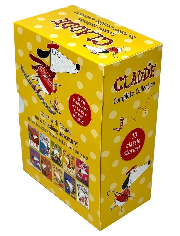 Claude Complete Collection Rather Smashing Adventures by Alex T. Smith 10 Books Box Set - Ages 5-9 - Paperback