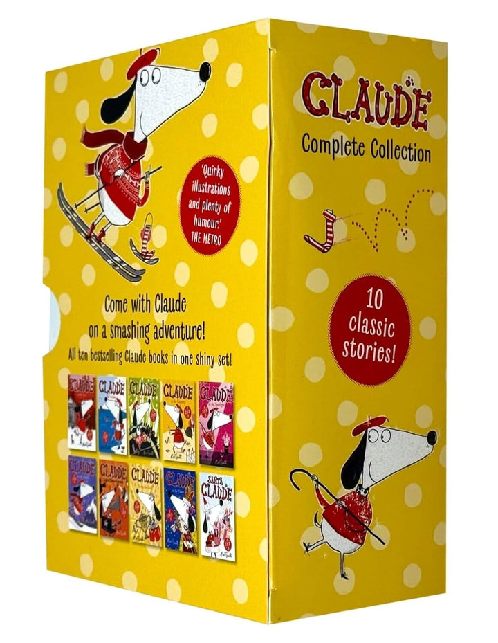 Claude Complete Collection Rather Smashing Adventures by Alex T. Smith 10 Books Box Set - Ages 5-9 - Paperback