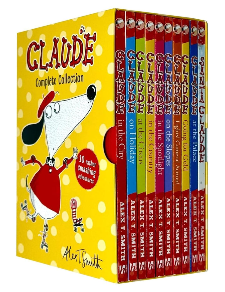 Claude Complete Collection Rather Smashing Adventures by Alex T. Smith 10 Books Box Set - Ages 5-9 - Paperback