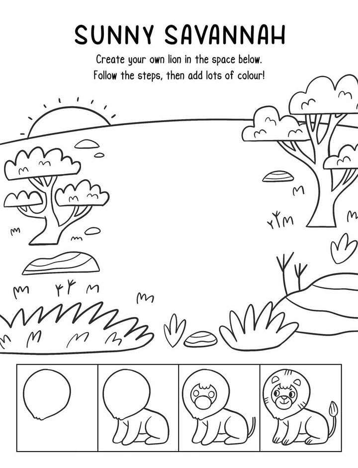 How to Draw And Colour Book With Colouring Pens (Learn to Draw, Then Colour Your Creations!) - Ages 3-6 - Paperback