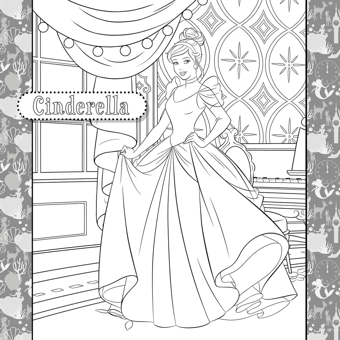 Disney Princess: Colourmania: A Colouring Set Packed full of magic with 7 felt-tip pens and over 30 images! - Ages 7-11 - Paperback