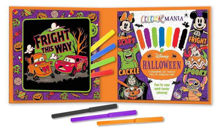 Disney Halloween: Colourmania: A Colouring Set Packed Full of Ghoulish Fun! - Ages 4-6 - Paperback