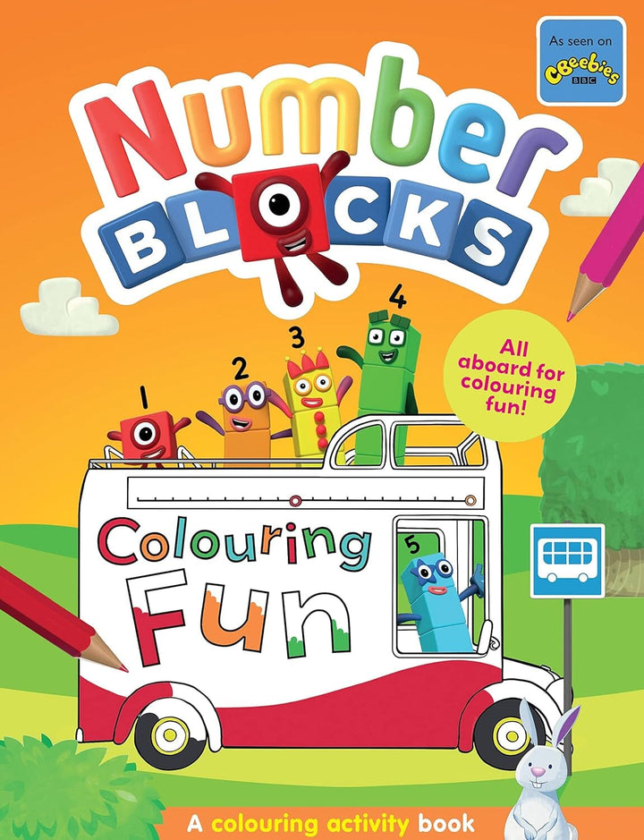 Numberblocks Colouring Fun: All Aboard For Colouring Fun! - Ages 3-6 - Paperback