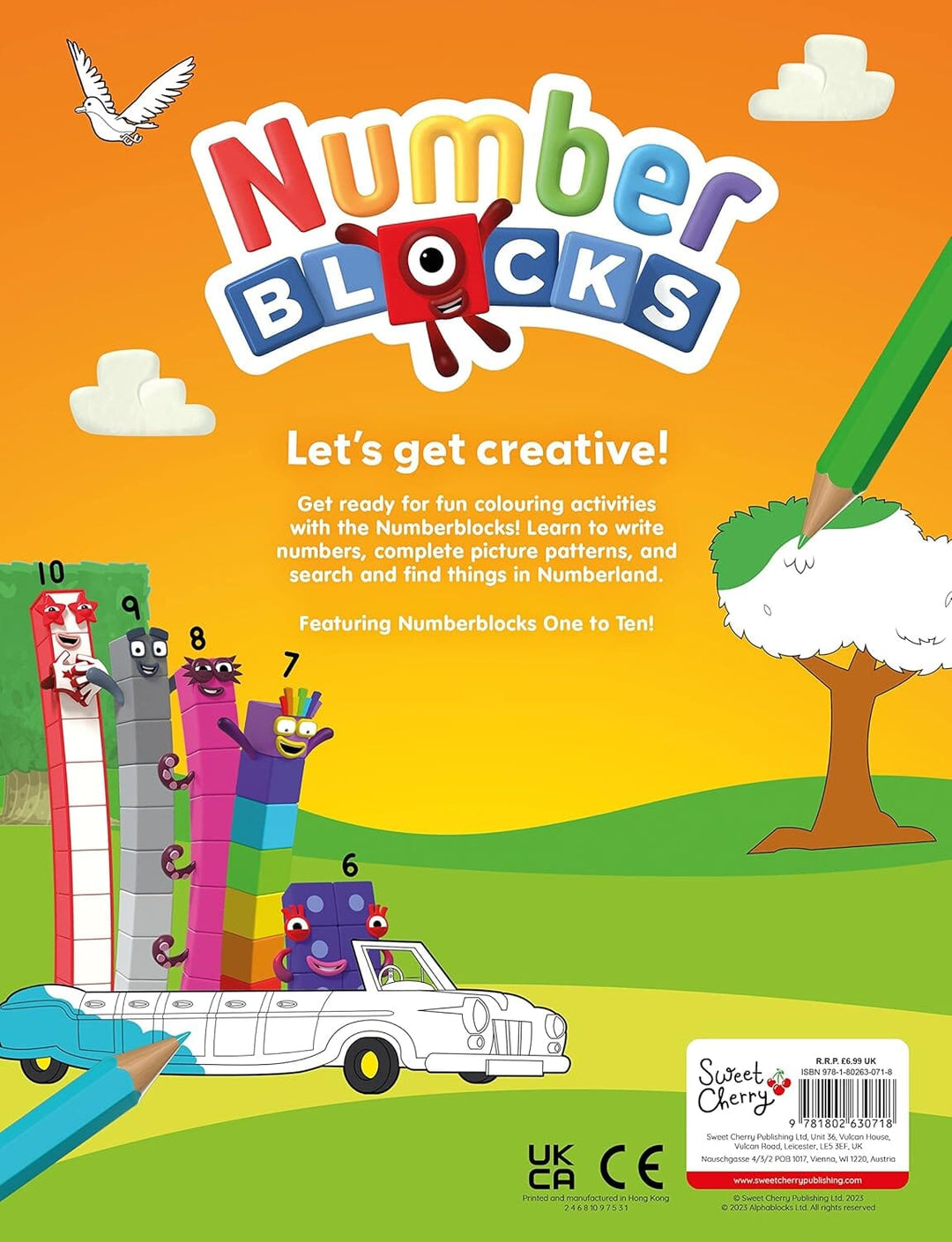 Numberblocks Colouring Fun: All Aboard For Colouring Fun! - Ages 3-6 - Paperback