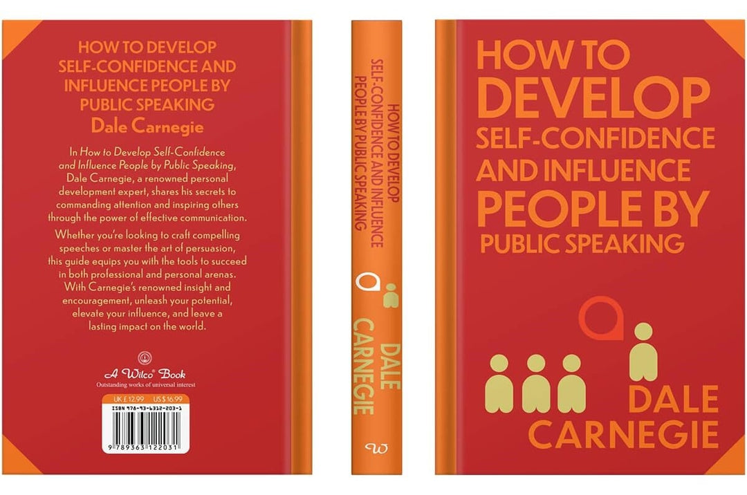 How to Develop Self-Confidence & Influence People by Dale Carnegie With Sprayed Edges - Non Fiction - Hardback