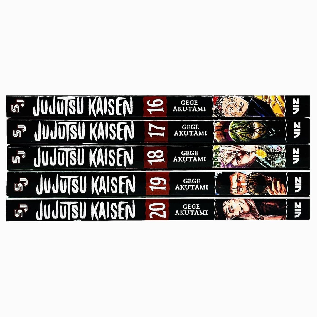 Jujutsu Kaisen Series (Book 16-20) By Gege Akutami 5 Books Collection Manga Set - Ages 16+ - Paperback