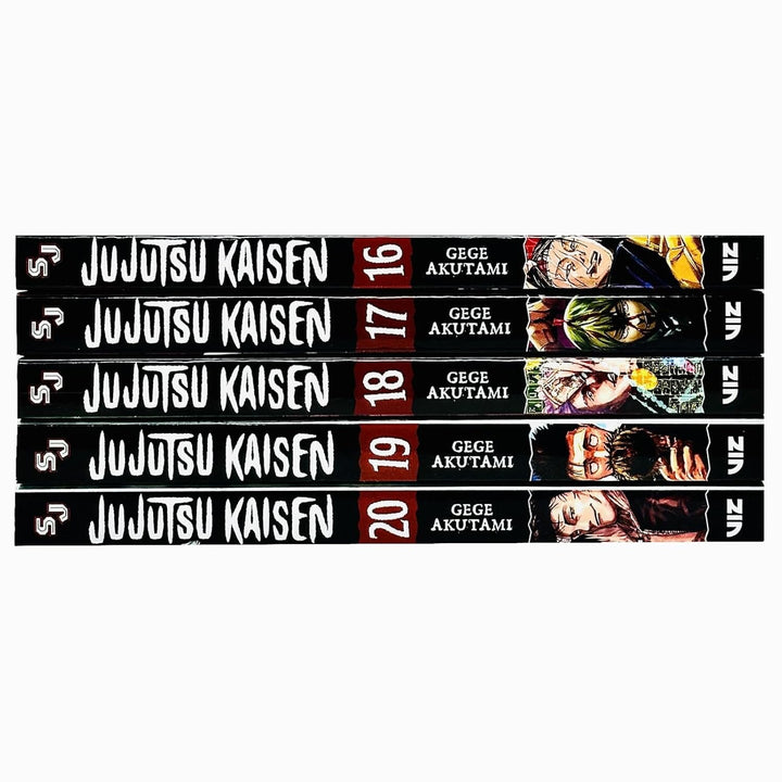 Jujutsu Kaisen Series (Book 16-20) By Gege Akutami 5 Books Collection Manga Set - Ages 16+ - Paperback
