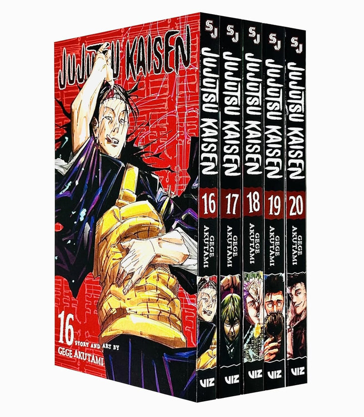 Jujutsu Kaisen Series (Book 16-20) By Gege Akutami 5 Books Collection Manga Set - Ages 16+ - Paperback