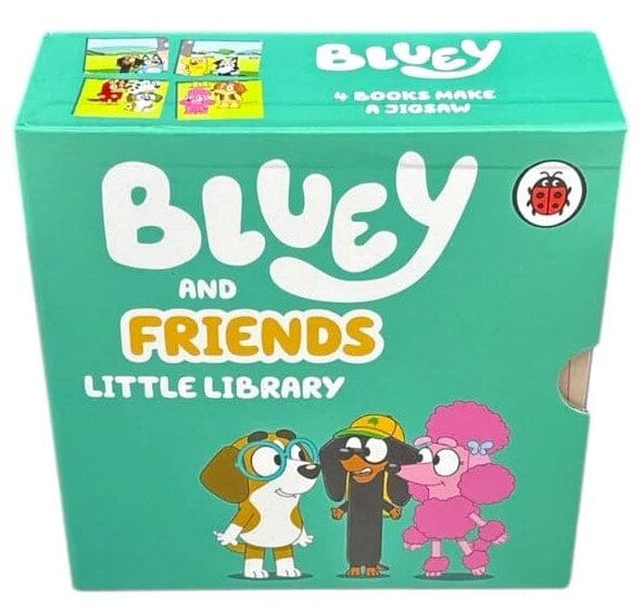 Bluey and Friends Little Library by Ladybird 4 Books Collection Box Set - Ages 2+ - Board Book