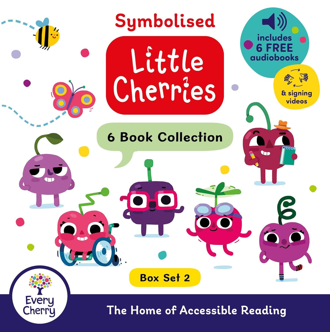 The Symbolised Little Cherries: 6 Book Collection (Box Set 2) Includes 6 Free Audiobooks - Ages 5-7 - Board Book
