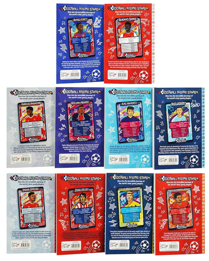 Football Rising Stars by Harry Meredith 10 Books Collection Box Set - Ages 7-9 - Paperback